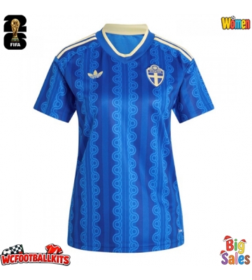 Sweden Replica Away Stadium Shirt for Women World Cup 2026 Short Sleeve